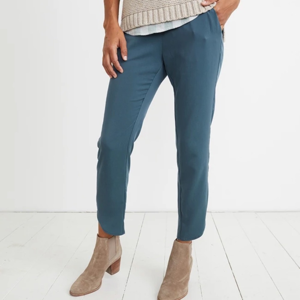Marine Layer Blue Women's Pants - Picture 2 of 5